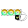 asus asus tuf gaming lc iii 360 argb white edition liquid cpu cooler 360mm radiator argb logo 3x argb pwm