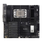 asus pro ws w790e sage se workstation intel w790 lga4677 eeb 8 ddr5 dual 10g lan ipmi remote management slimsas pcie5 3x m 2 1