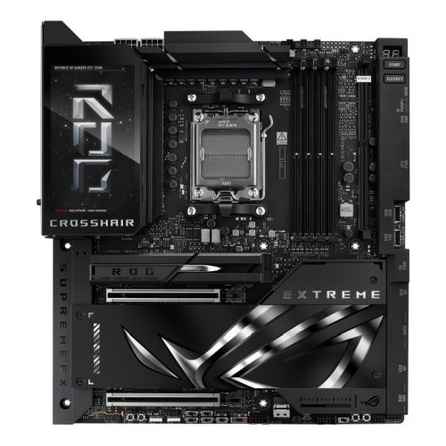 Asus ROG CROSSHAIR X870E EXTREME, AMD X870E, AM5, EATX, 4 DDR5, HDMI, 2 USB4, Wi-Fi 7, 10G & 5G LAN, 5″ Colour LCD, 5x M.2