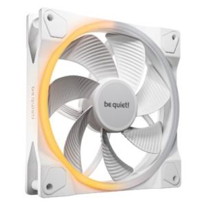 Read more about the article Be Quiet! (BL135) Light Wings 140mm PWM Reverse Blade ARGB Case Fan, Rifle Bearing, 20 LEDs, Front & Rear Lighting, Daisy-Chain, Up to 1300 RPM, White