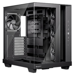 Read more about the article Be Quiet! Light Base 500 Gaming Case w/ Glass Front & Side, ATX, 4x Pure Wings 3 Fans, USB-C 10Gbps, Asus BTF Compatible, Black