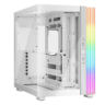 bequiet be quiet light base 600 dx argb gaming case w glass front side atx invertible 133m argb strip cont