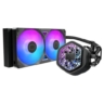 cooler master cooler master masterliquid 240 atmos ii vrm fan argb liquid cpu cooler 240mm dual chamber design low