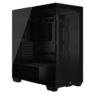 corsair corsair 3500x gaming case w glass side front e atx no fans usb c asus btf compatible black