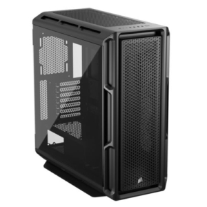 Read more about the article Corsair 5000T Gaming Case w/ Glass Side, E-ATX, No Fans, USB-C, Asus BTF Compatible, Black