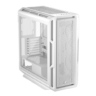 corsair corsair 5000t gaming case w glass side e atx no fans usb c asus btf compatible white