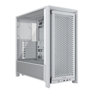 Read more about the article Corsair FRAME 4000D Modular Gaming Case w/ Glass Side, E-ATX, No Fans, InfiniRail Fan Mounting, USB-C, Asus BTF Compatible, White