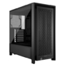 corsair corsair frame 4000d modular gaming case w glass side e atx no fans infinirail fan mounting usb c asu