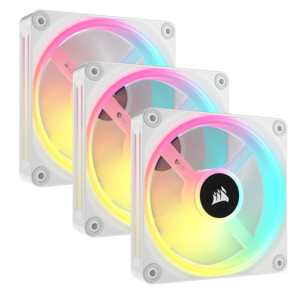 Read more about the article Corsair iCUE LINK QX120 120mm PWM RGB Case Fans (3 Pack), 34 RGB LEDs, Magnetic Dome Bearing, 2400 RPM, iCUE LINK Hub Included, White