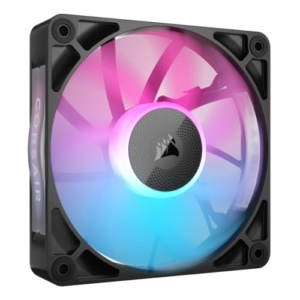 Read more about the article Corsair iCUE LINK RX120 RGB 120mm PWM Case Fan, 8 ARGB LEDs, Magnetic Dome Bearing, 2100 RPM, Black, Single Fan Expansion Kit