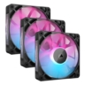 corsair corsair icue link rx120 rgb 120mm pwm case fans 3 pack 8 argb leds magnetic dome bearing 2100 rpm ic