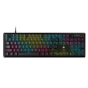 Read more about the article Corsair K70 CORE RGB Mechanical Gaming Keyboard, USB, Red Linear Switches, Sound Dampening, Rotary Dial, Aluminium Top Plate, Black