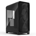 fractal design meshify 3 black tg light gaming case w light tint window e atx mesh front 3x momentum 14 fans usb c 20gbps 1