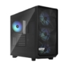 fractal fractal design meshify 2 rgb black tg gaming case w light tint glass window e atx angular mesh front