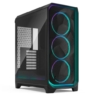 fractal fractal design meshify 3 ambience pro rgb black tg light gaming case w light tint window e atx mesh 