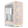 fractal fractal design meshify 3 ambience pro rgb white tg clear gaming case w clear window e atx mesh front