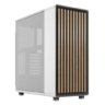 fractal fractal design north chalk white white solid case atx fine mesh side 2 fans usb c oak front