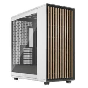 Read more about the article Fractal Design North XL Chalk White (TG Clear) Case w/ Clear Glass Window, E-ATX, 3 PWM Fans, USB-C, Oak Front