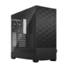 fractal fractal design pop air black tg gaming case w clear glass window atx hexagonal mesh front 3 fans