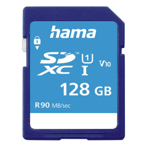 Read more about the article Hama 128GB SDXC Card, UHS-I Class 10, 90MB/s