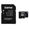 hama hama 256gb microsdxc card with sd adapter class 10 uhs i up to 80mbs