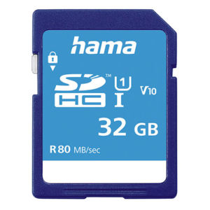 Read more about the article Hama 32GB SDHC Card, UHS-I Class 10, 80MB/s