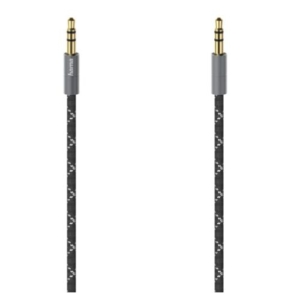 Read more about the article Hama 3.5mm Jack Stereo Cable, Male to Male, Gold-Plated, Fabric Jacket, 1.5 Metre