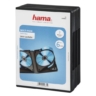 hama hama 3x 6 dvdblu ray jewel cases 6 discs per case black