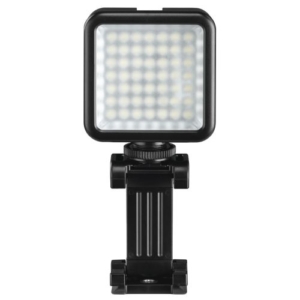 Read more about the article Hama 49 BD Portable LED Spotlight, Phone Holder, 6.4mm Tripod Thread, Flash Shoe Foot