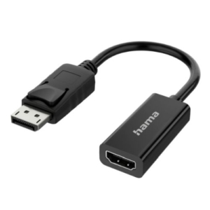 Read more about the article Hama DisplayPort Male to HDMI Female Converter, Ultra-HD 4K, Black, *Eco-Friendly Packaging*