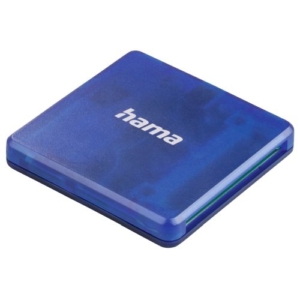 Read more about the article Hama External USB 2.0 Multi-Card Reader, SD/microSD/CF, Blue, USB Powered