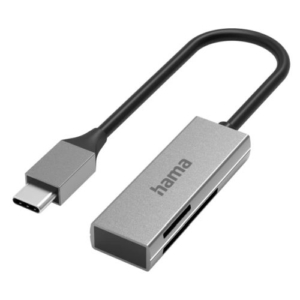 Read more about the article Hama External USB 3.0 Type-C Card Reader, SD/microSD, Aluminium, USB Powered