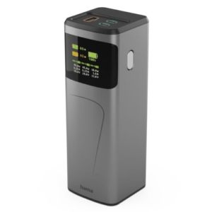 Read more about the article Hama High Power 65W 20000mAh Power Pack, 2x USB-C, USB-A, Fast Charging, Colour Display