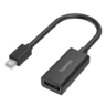 hama hama mini displayport male to displayport female ultra hd 4k black