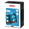 hama hama quad box dvdblu ray jewel cases 4 discs per case 5 pack black