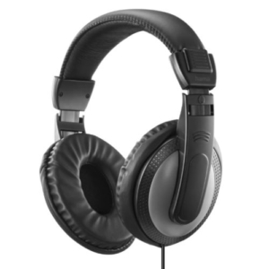 Read more about the article Hama (Shell II) Headphones, 3.5mm Jack (6.35mm Adapter), 40mm Drivers, 2m Cable, Padded Headband, Black/Dark Grey