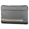 hama hama terra laptop sleeve up to 133 padded compartment front pocket grey
