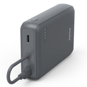 Read more about the article Hama Travel 10000mAh Fast Charge Powerbank, 2x USB-C, LED Capacity Indicator, Grey
