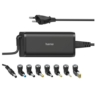 hama hama universal 90w eu travel notebook psu 15 19v 8 adapters hook cable tie euro plug