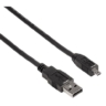 hama hama usb a to mini usb type b cable usb 20 18 metre black