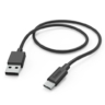 hama hama usb a to usb c quick charging cable usb 20 1 metre black