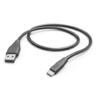 hama hama usb a to usb c quick charging cable usb 20 15 metre black