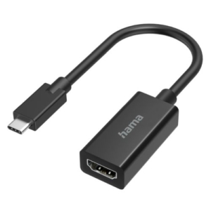 Read more about the article Hama USB-C Male to HDMI Female Cable, Ultra-HD 4K, Black