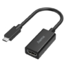 hama hama usb c male to hdmi female cable ultra hd 4k black