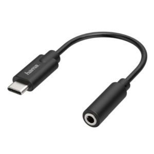 Read more about the article Hama USB Type-C Male to 3.5mm Jack Female Adapter, Black