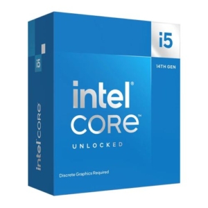 Read more about the article Intel Core i5-14600KF, CPU, 1700, 3.5 GHz (5.3 Turbo), 14-Core, 125W (181W Turbo), 10nm, 24MB Cache, Unlocked, Raptor Lake Refresh, No Graphics, NO HE