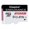 kingston kingston 256gb high endurance microsdxc card uhs i class 10 u1 247 recording durable 95mbs