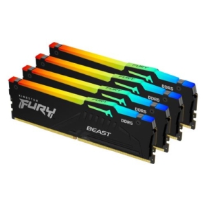 Read more about the article Kingston Fury Beast RGB 128GB Kit (4 x 32GB), DDR5, 5600MHz, CL40, 1.25V, ECC, PMIC, Intel XMP 3.0, Black, DIMM Memory