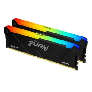 Read more about the article Kingston Fury Beast RGB 16GB Kit (2 x 8GB), DDR4, 3200MHz (PC4-25600), CL16, XMP, DIMM Memory