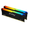 kingston kingston fury beast rgb 16gb kit 2 x 8gb ddr4 3200mhz pc4 25600 cl16 xmp dimm memory